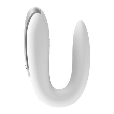 Satisfyer - Double Fun App-Controlled Couple's Vibrator with Remote Control (White)