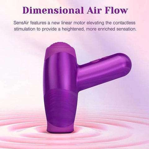 Tracy's Dog - Sens Air Clitoral Stimulator Sucking Thumping Vibrator (Purple)