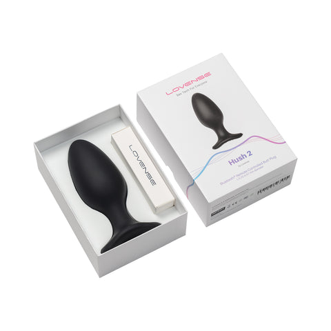Lovense - Hush 2 2.25-inch App-Controlled Wearable Butt Plug