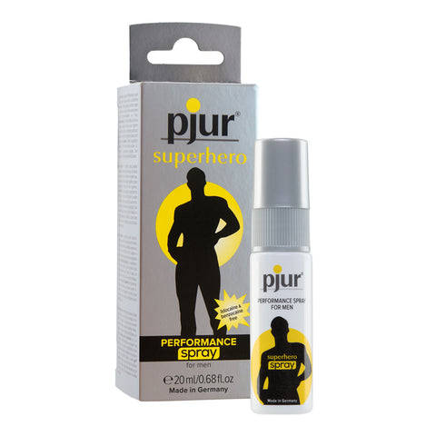 Pjur - Superhero Strong Performance + Delay Spray With Ginger Extract For Men 20ml