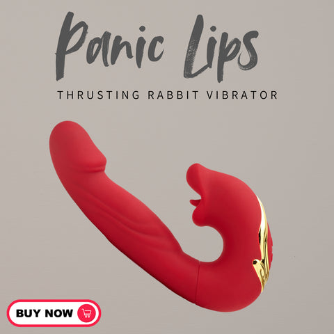 Funky Fantasy Series - Panic Lips Thrusting Rabbit Vibrator