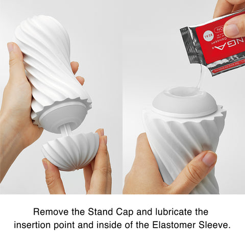 Tenga - Flex Moova Reusable Masturbator Fizzy Green