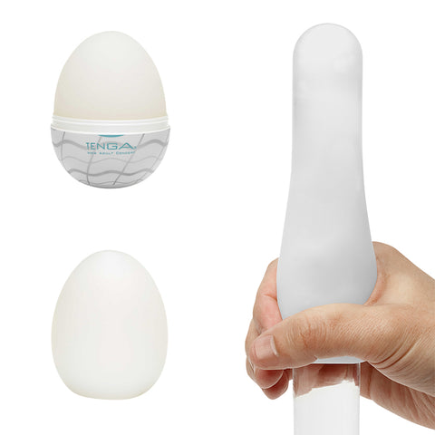 Tenga - Wavy 2 Standard Series Egg Masturbator