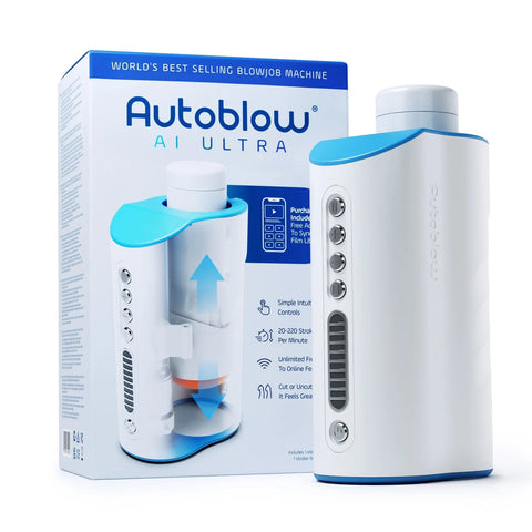Autoblow - AI Ultra Machine Hands Free Masturbator (White)