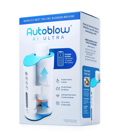 Autoblow - AI Ultra Machine Hands Free Masturbator (White)