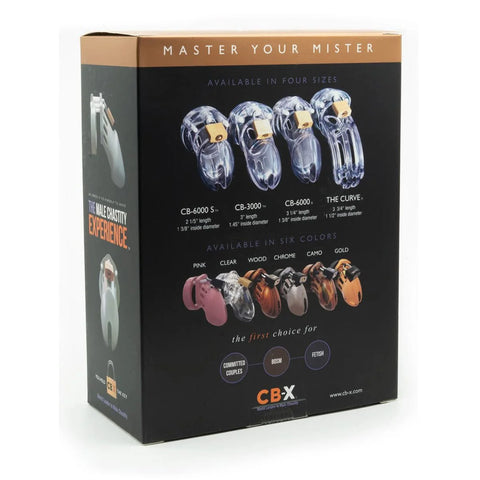 CBX - CB-6000 3 1/4" Chastity Cock Cage and Lock Set