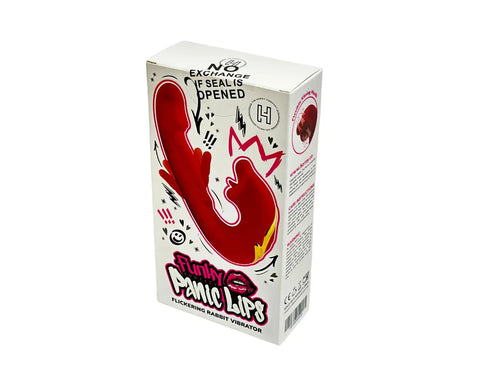 Funky Fantasy Series - Panic Lips Flickering Rabbit Vibrator