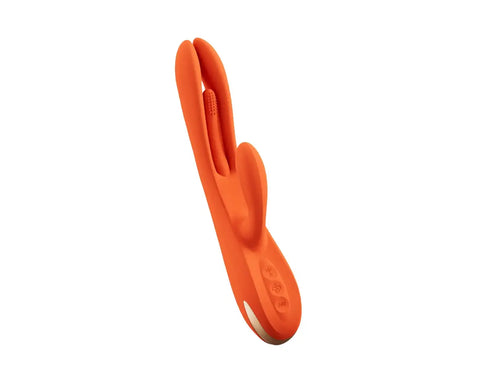 Honey Play Box - Terri App-Controlled Kinky Finger Tapping Rabbit Vibrator Orange