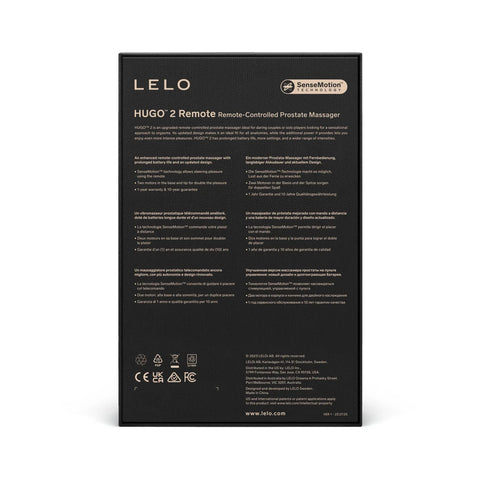 LELO - Hugo 2 Prostate Massager with Remote Control Green