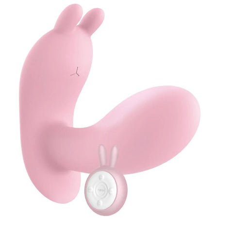 Leten - Q Cute Rabbit Remote Control Wearable Vibrator (Pink)