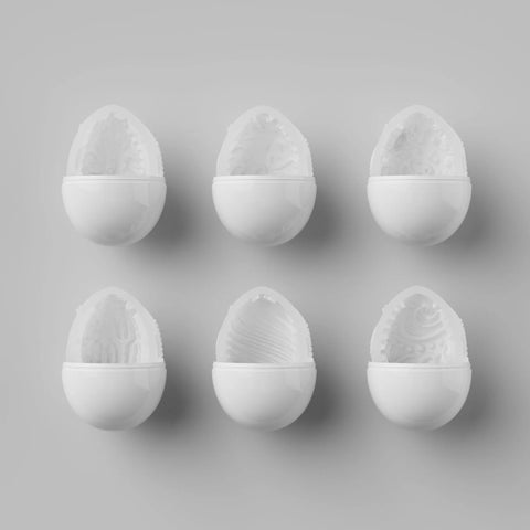 Lovense - Kraken 6 Pack Soft Stretchy Egg Masturbator (White)