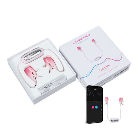 Lovense - Gemini App-Controlled Vibrating Nipple Clamps