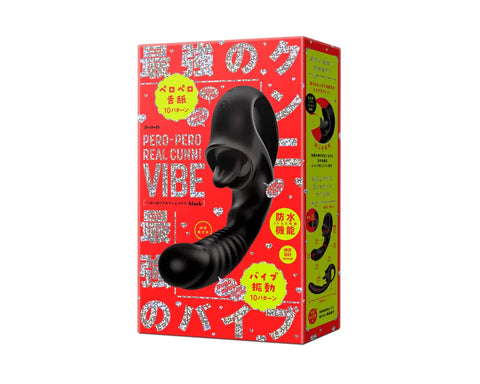 PPP Japan - Pero-Pero Real Cunni Vibe Rechargeable Rabbit Vibrator With Licking Tongue