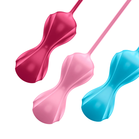 Satisfyer - Power Balls 3 Pieces Kegel Training Set (Multi Colour)