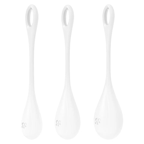 Satisfyer - Yoni Power 1 Silicone Kegel Balls Training Set White