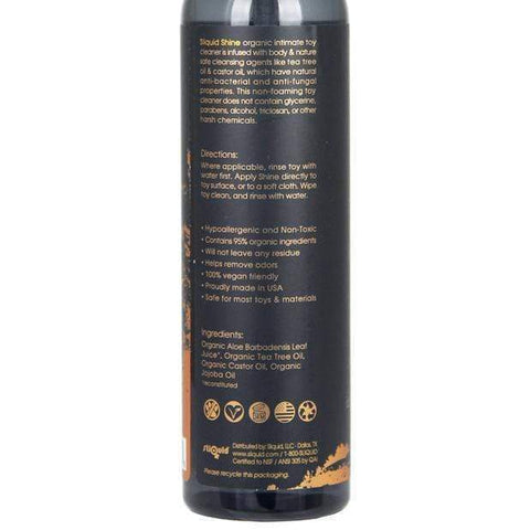 Sliquid - Shine Organic Unscented Intimate Toy Cleaner 2 oz (Black)