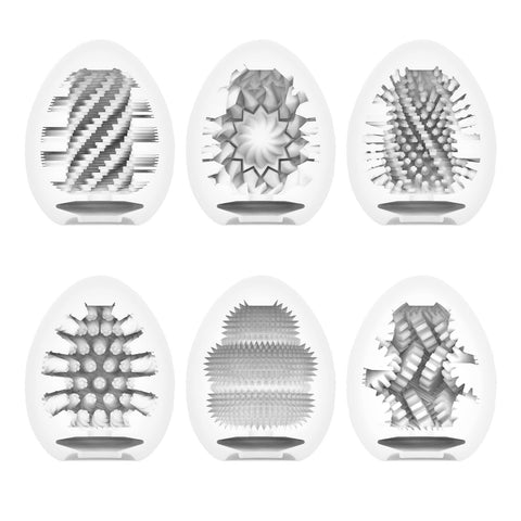 Tenga - Egg Hard Gel Edition Discreet Masturbator Variety Pack