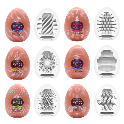 Tenga - Egg Hard Gel Edition Discreet Masturbator Variety Pack