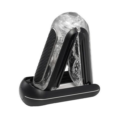 Tenga - Flip Zero Gravity Electronic Vibration Rechargeable Male Masturbator Black