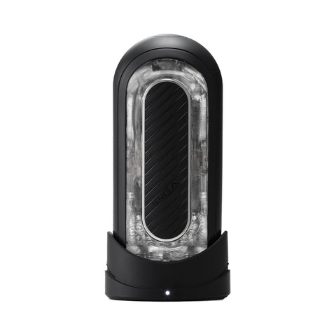 Tenga - Flip Zero Gravity Electronic Vibration Rechargeable Male Masturbator Black