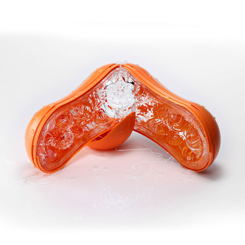 Tenga - Flip Orb Sunset Orange Reusable Male Masturbator