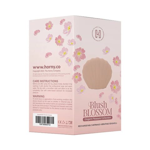 Blush Blossom - Mermaid Vibrating Seashell Massager
