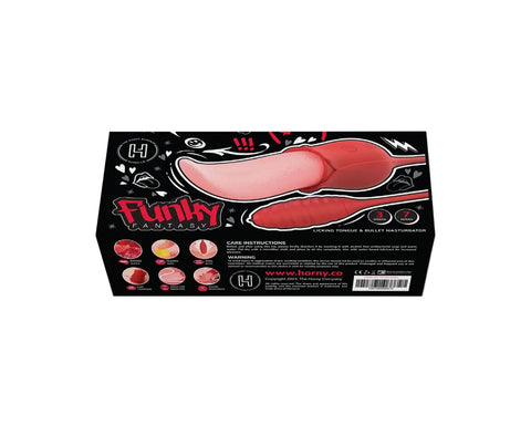 Funky Fantasy Series - Licking Tongue With Bullet Vibrator