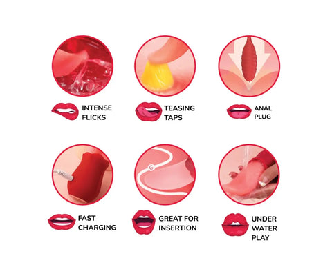 Funky Fantasy Series - Licking Tongue With Bullet Vibrator