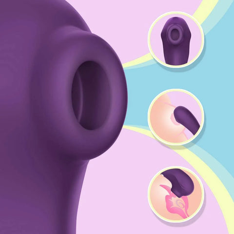 Tracy's Dog - P Cat Clitoral Air Stimulator Sucking Vibrator Purple