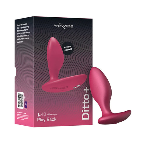 We-Vibe - Ditto + App and Remote Controlled Anal Vibrator Cosmic Pink