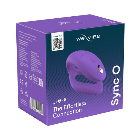 We Vibe - Sync O App and Remote-Controlled Couple Vibrator Light Purple