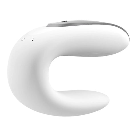 Satisfyer - Double Fun App-Controlled Couple's Vibrator with Remote Control (White)