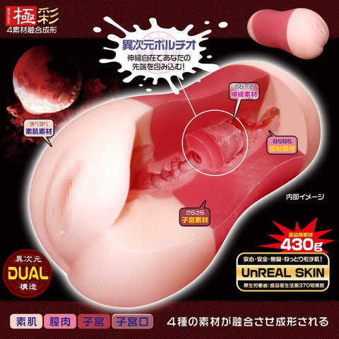 Magic Eyes - Uterus Duo Onahole (Beige)