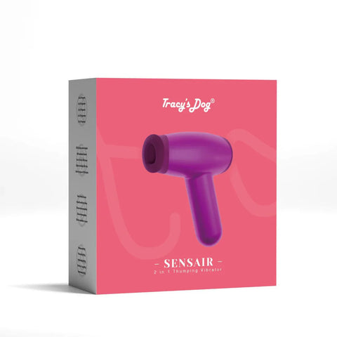 Tracy's Dog - Sens Air Clitoral Stimulator Sucking Thumping Vibrator (Purple)