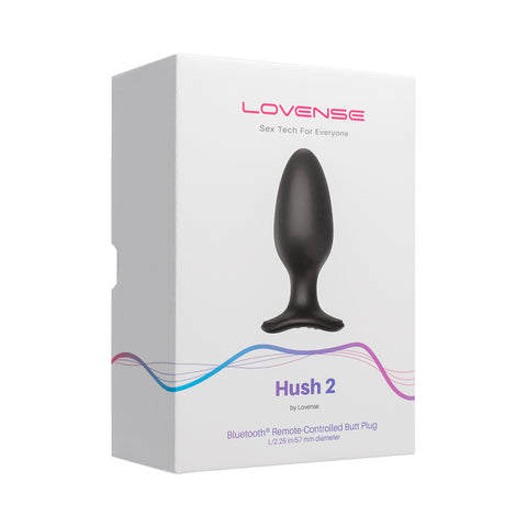 Lovense - Hush 2 2.25-inch App-Controlled Wearable Butt Plug