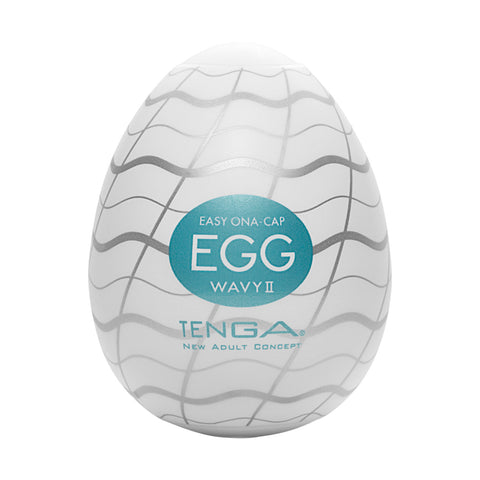 Tenga - Wavy 2 Standard Series Egg Masturbator
