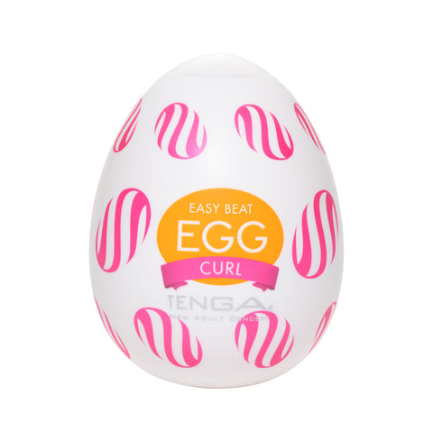 Tenga - Wonder Egg Series CURL Discreet Disposable Masturbator