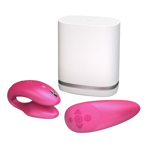 We Vibe - Chorus App and Remote Control Couple Vibrator Cosmic Pink