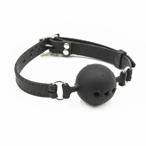The Horny Company - Black Dragon Bondage Ball Gag Silicone Small