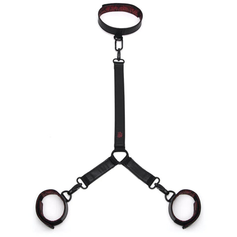 Fifty Shades of Grey - Sweet Anticipation Collar and Wrist Cuffs BDSM (Red)