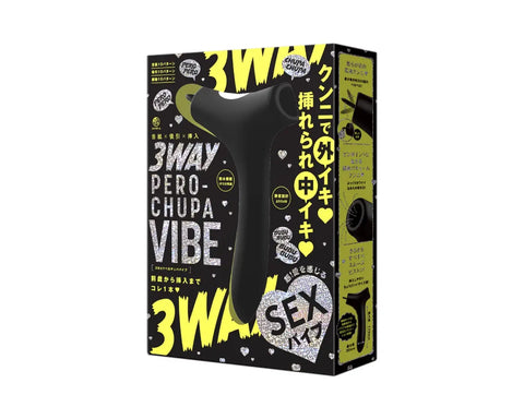 Hatopla - 3-Way Pero-Chupa Sucking And Licking G-Spot Vibrator