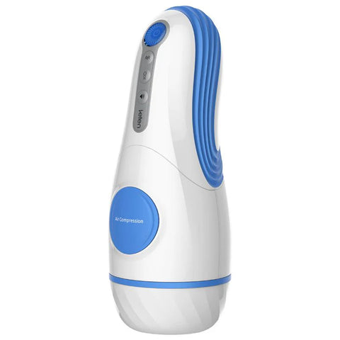 Leten - Excellent Tips Yui Hatano AMT Aircraft Automatic Cup Masturbator (White/Blue) White