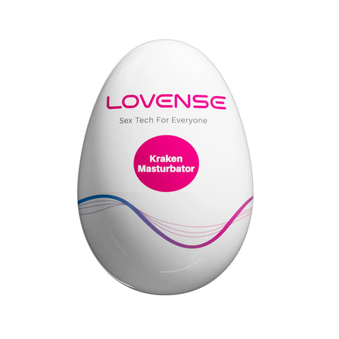 Lovense - Kraken 6 Pack Soft Stretchy Egg Masturbator (White)