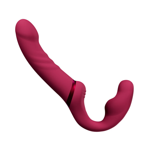 Lovense - Lapis App-Controlled 9-inch Dual-ended Strapless Strap-on Dildo