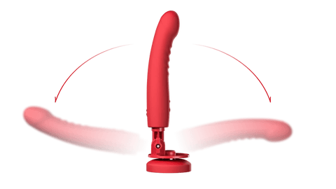 Lovense - Mission 2 Vibrating suction cup dildo Plastic / Silicone