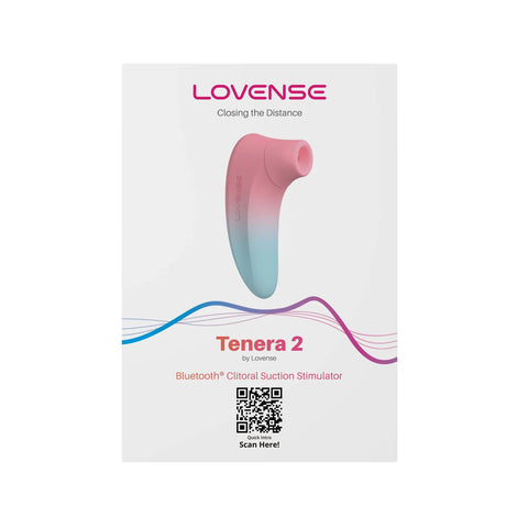 Lovense - Tenera 2 App-Controlled Clitoral Air Stimulator (Pink/Blue) Multi Colour