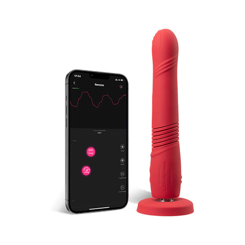 Lovense - Gravity App-Controlled 9-inch Suction Cup Thrusting Dildo