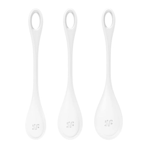 Satisfyer - Yoni Power 1 Silicone Kegel Balls Training Set White