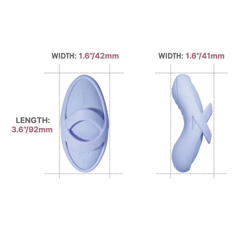 Svakom - Echo 2 App-Controlled Flexible Finger Vibrator Blue