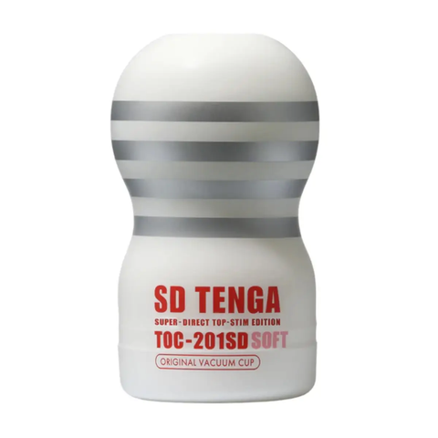 Tenga - SD Original Vacuum Cup Male Masturbator Gentle (White)
